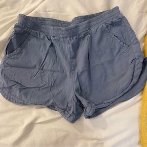 Blue shorts